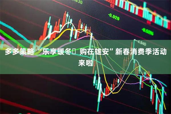 多多策略 “乐享暖冬・购在雄安”新春消费季活动来啦