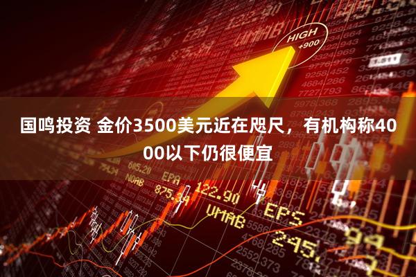 国鸣投资 金价3500美元近在咫尺，有机构称4000以下仍很便宜