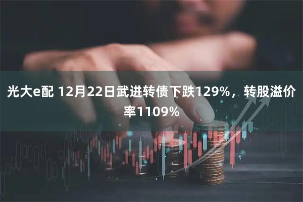 光大e配 12月22日武进转债下跌129%，转股溢价率1109%