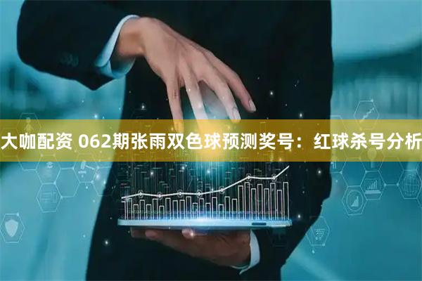 大咖配资 062期张雨双色球预测奖号：红球杀号分析